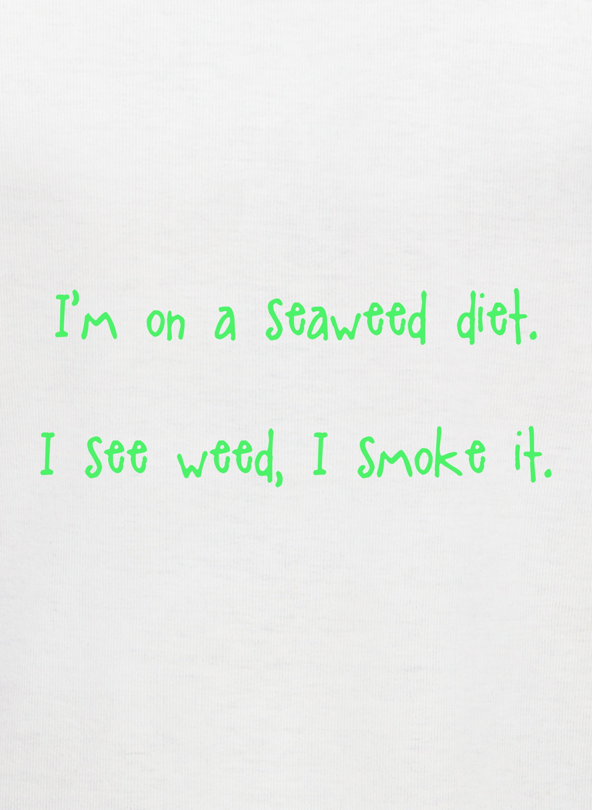 I'm on a seaweed diet Kids T-Shirt