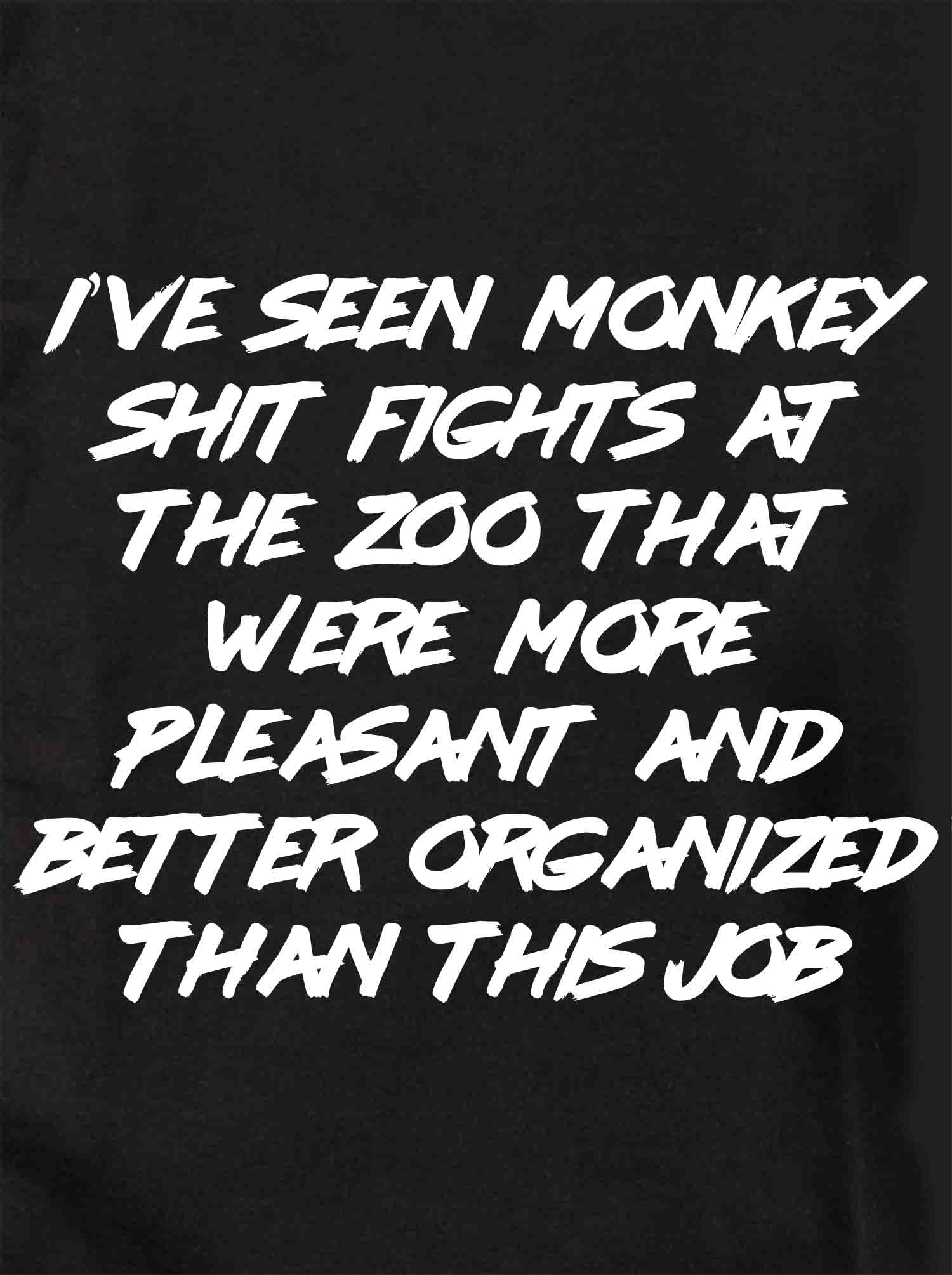 I've seen monkey shit fights at the zoo Kids T-Shirt