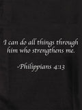 I can do all things through him Kids T-Shirt
