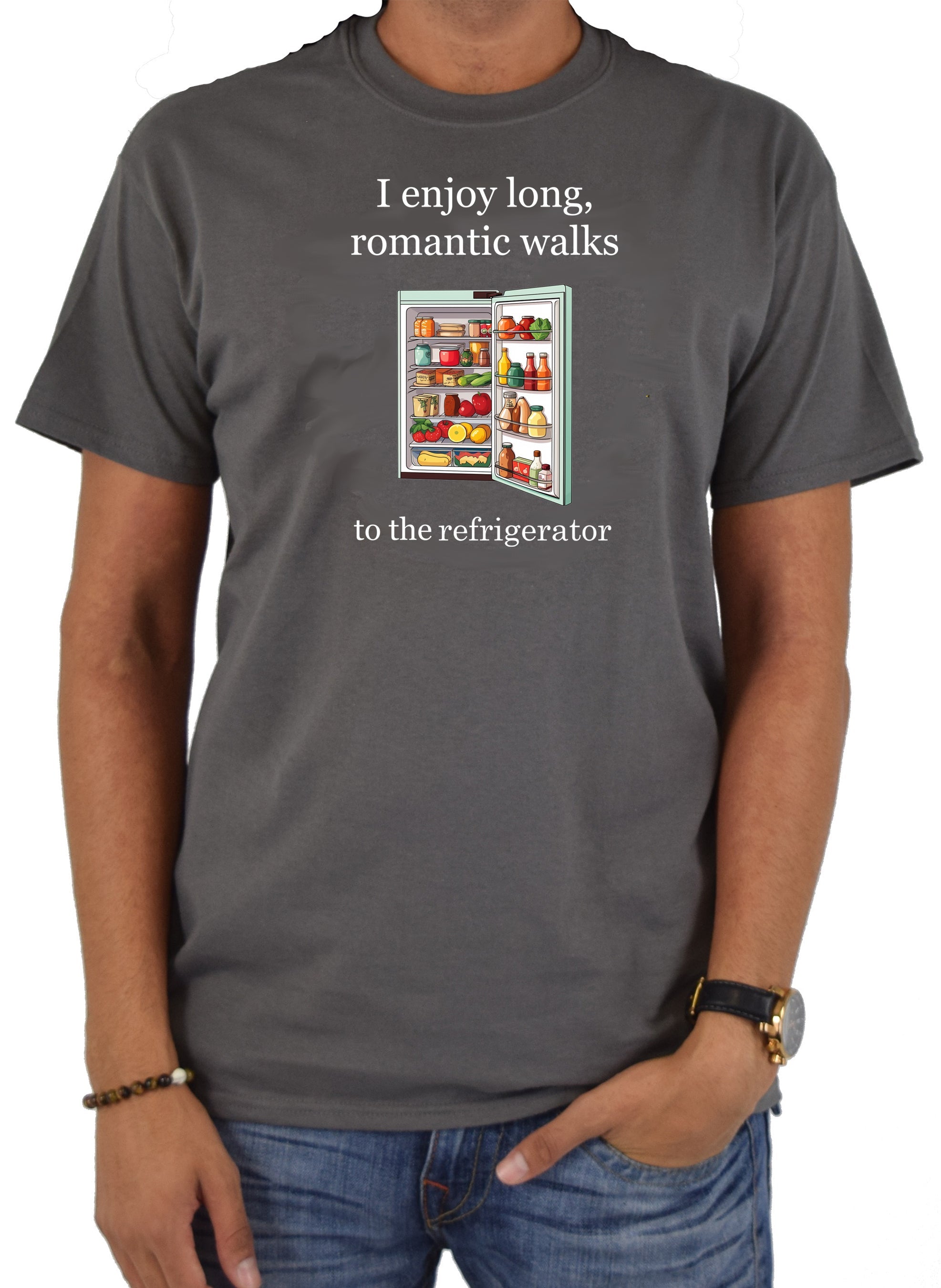 I enjoy long, romantic walks to the refrigerator T-Shirt
