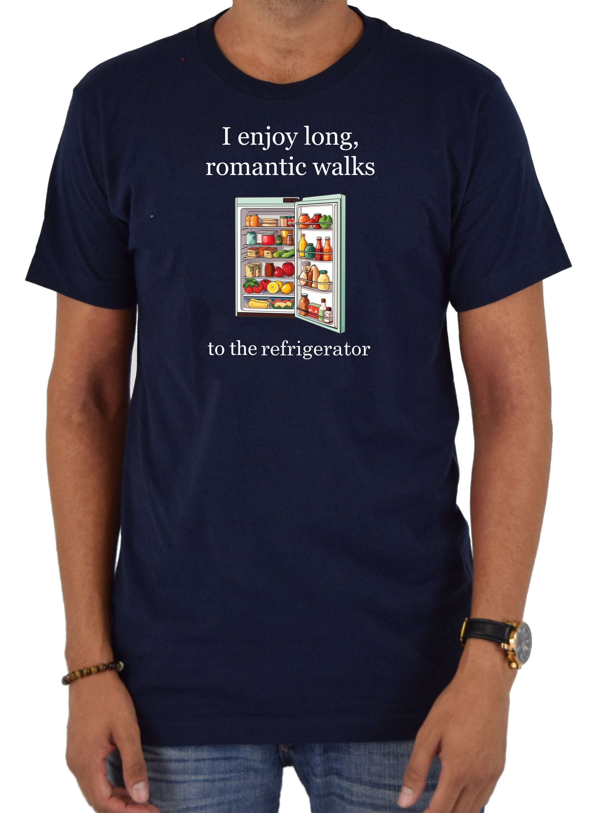I enjoy long, romantic walks to the refrigerator T-Shirt