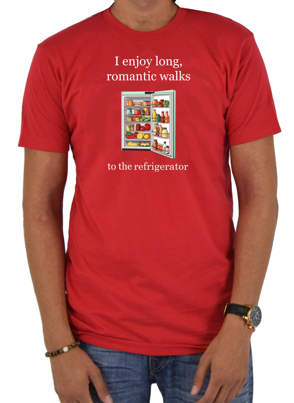I enjoy long, romantic walks to the refrigerator T-Shirt