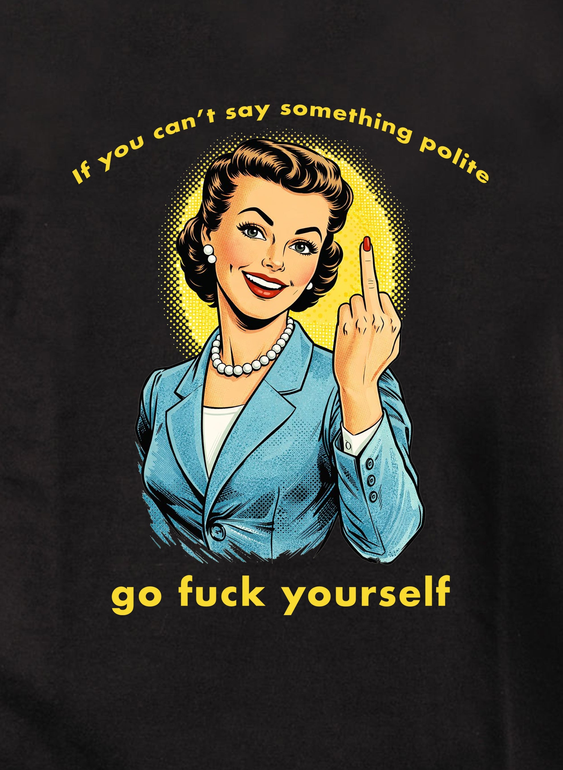 If you can't say something polite Kids T-Shirt