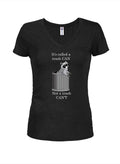 It's Called a Trash CAN Juniors V Neck T-Shirt
