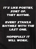 It's Like Poetry, Sort Of Kids T-Shirt