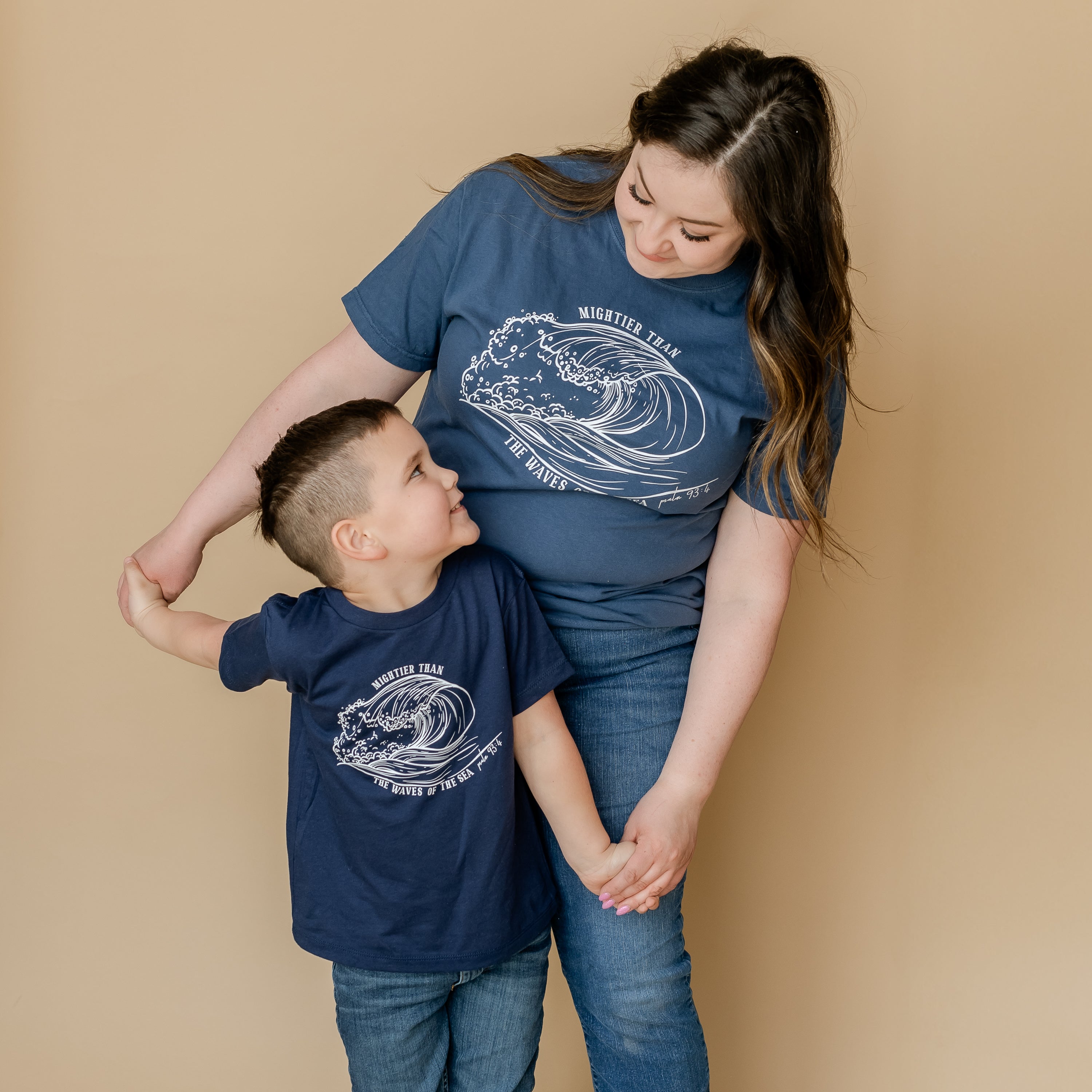 Mightier Than The Waves Of The Sea - Comfort Colors Tee