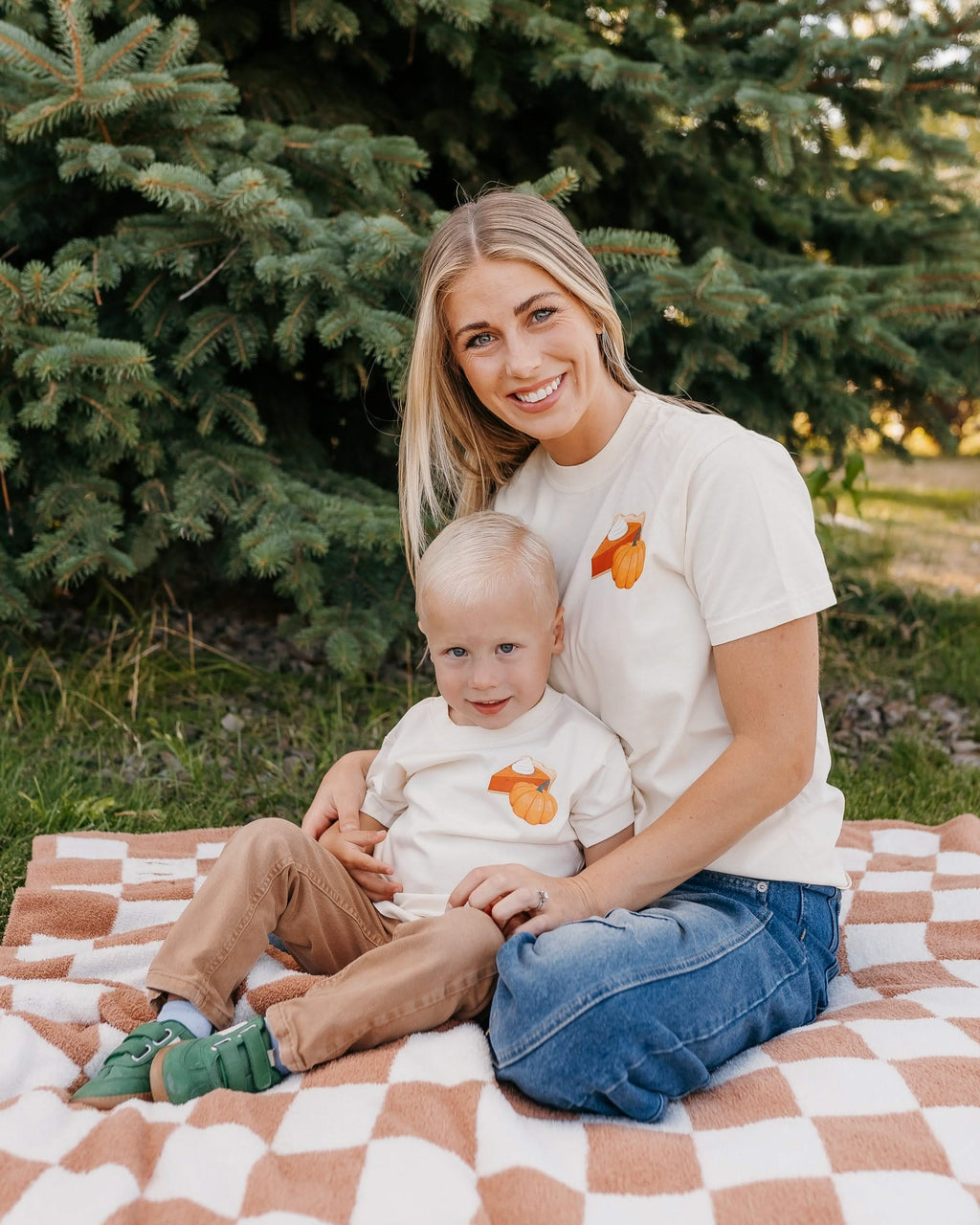 Homemade Pumpkin Pie - Set of 2 Coordinating Tees
