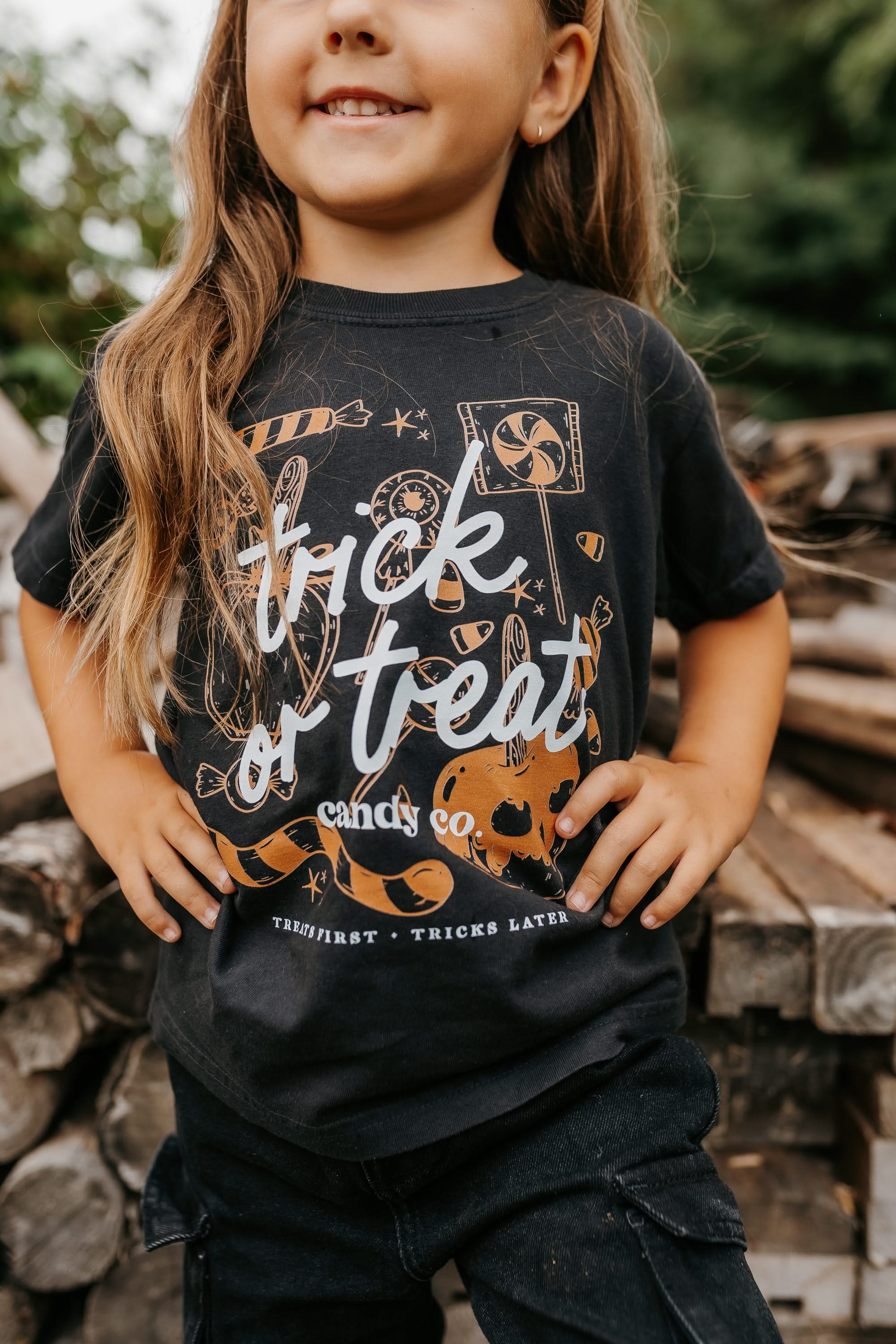 Trick or Treat Candy Co. - Youth Comfort Colors Tee
