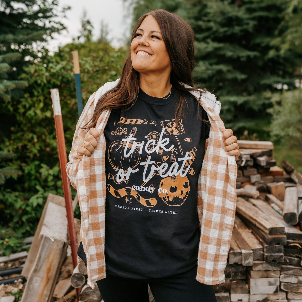 Trick or Treat Candy Co. - Comfort Colors Tee