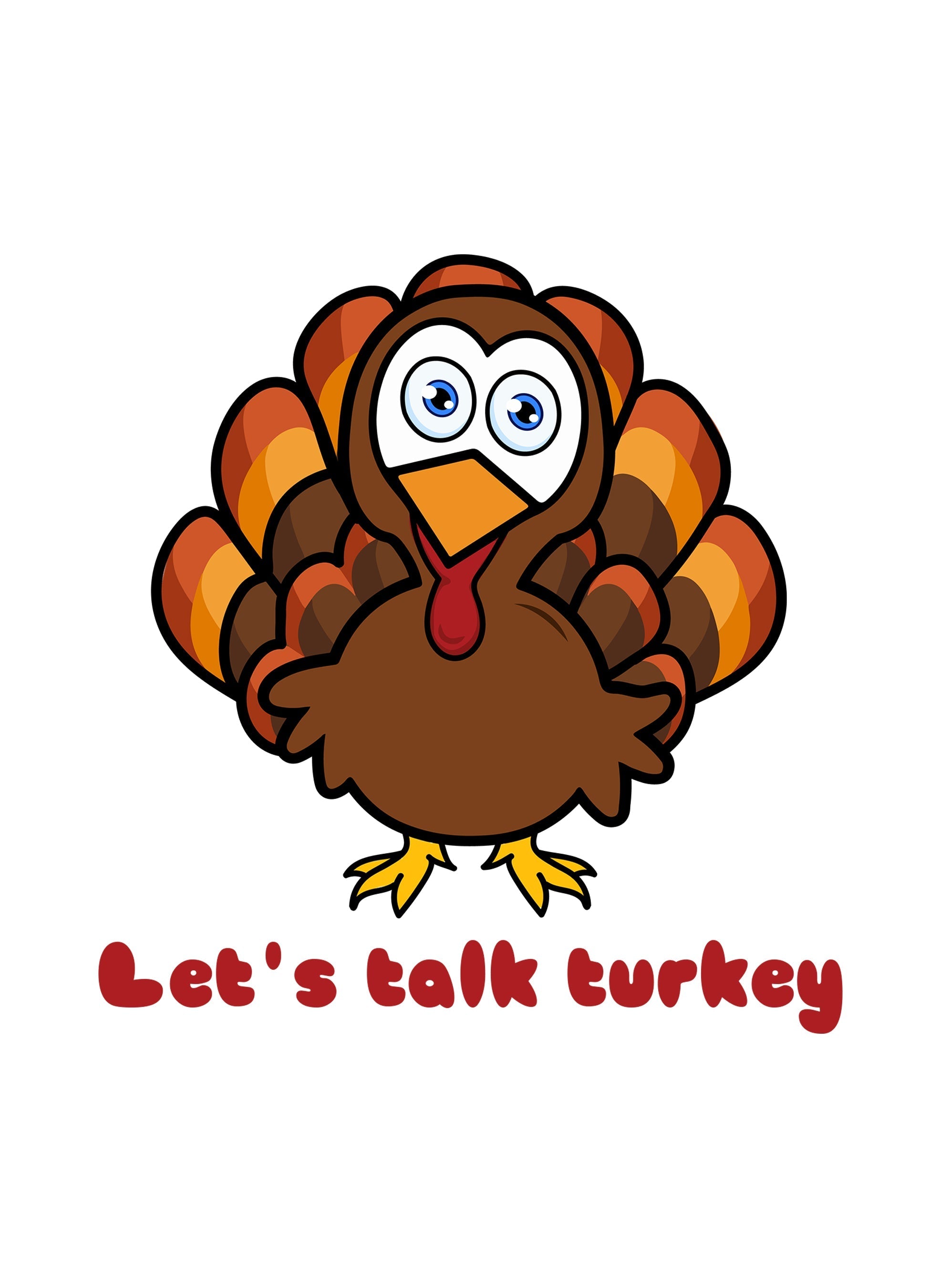 Let's talk turkey Kids T-Shirt