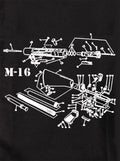M-16 Schematic Kids T-Shirt