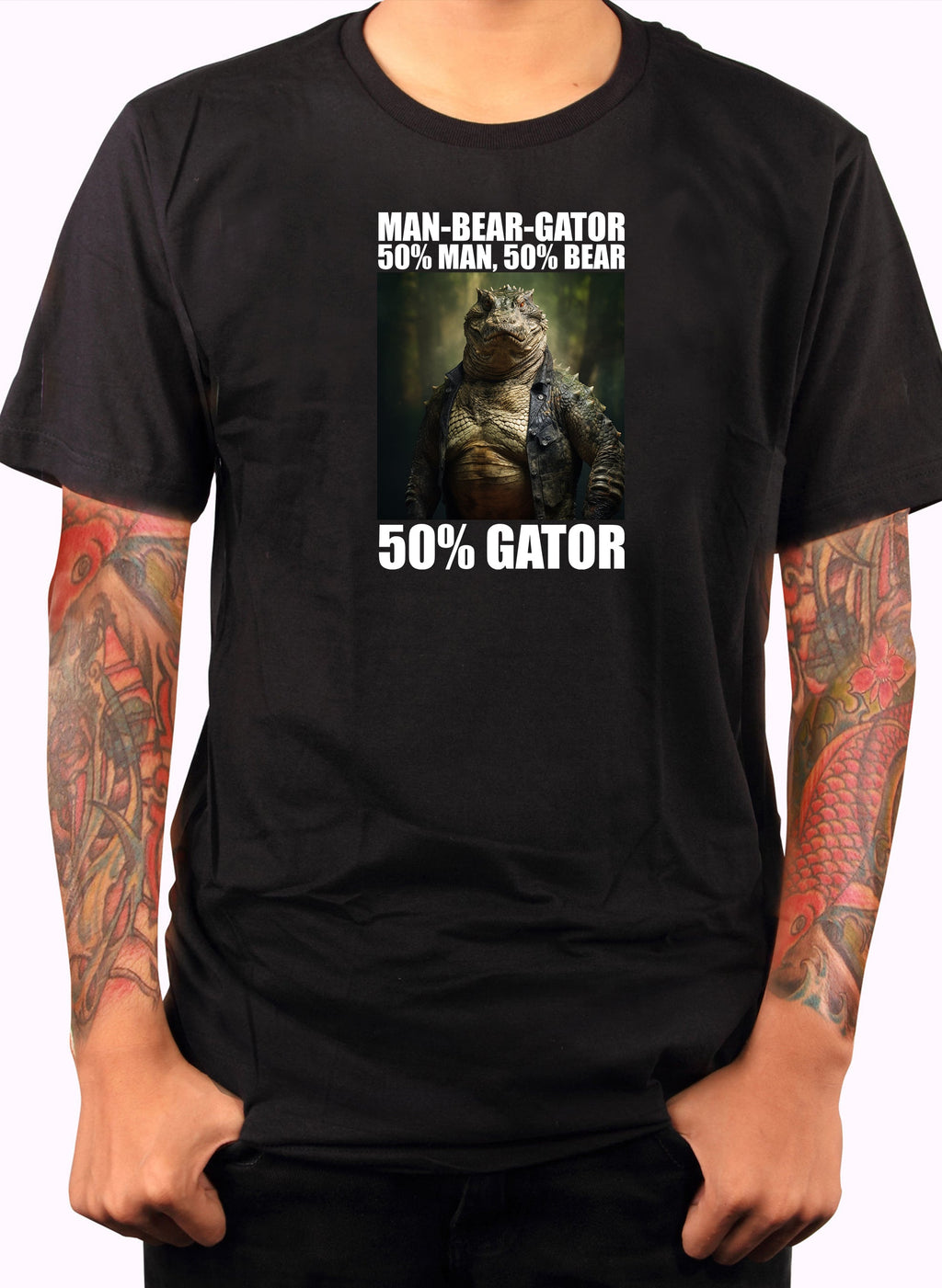Man-Bear-Gator T-Shirt