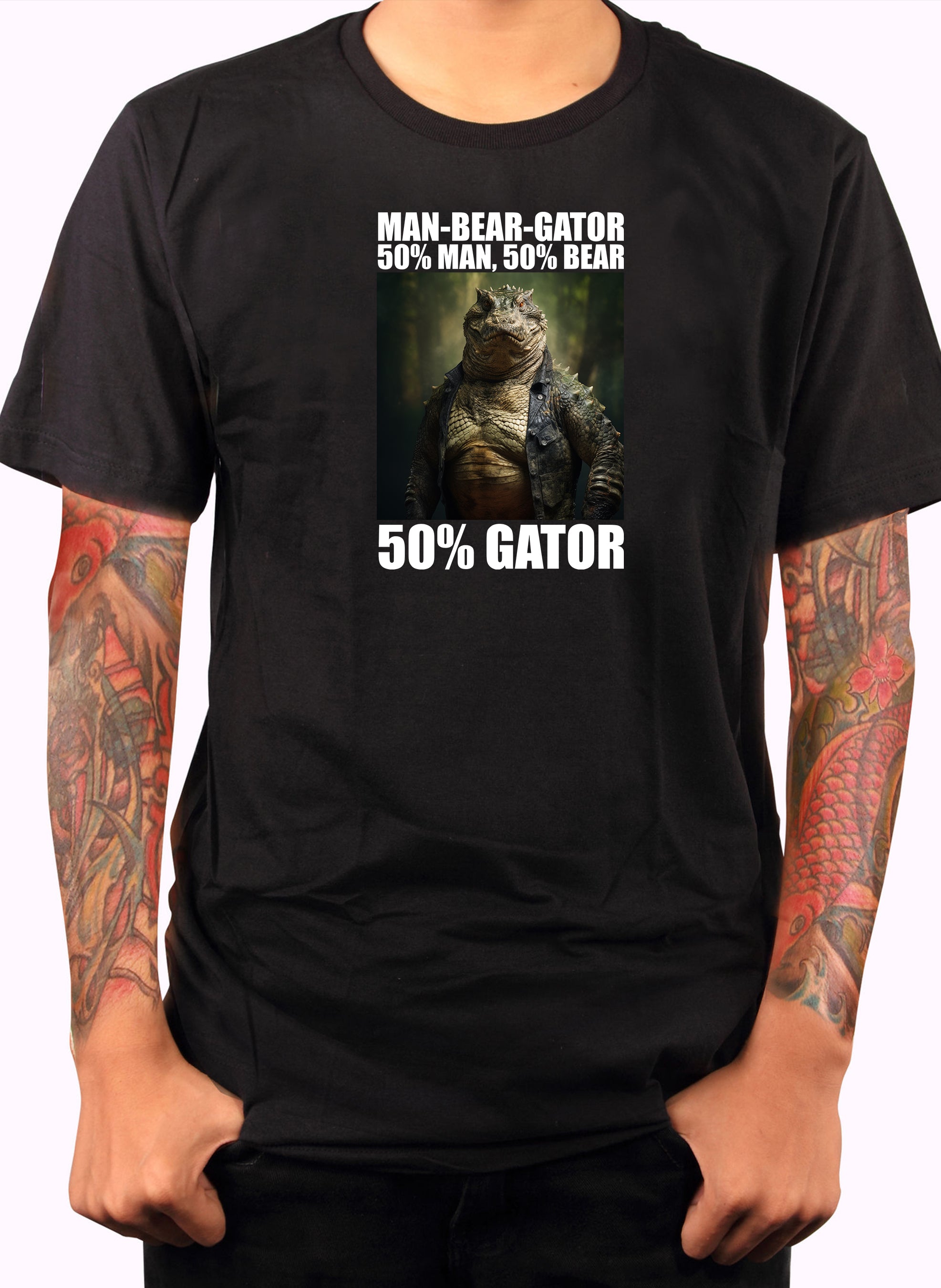 Man-Bear-Gator T-Shirt
