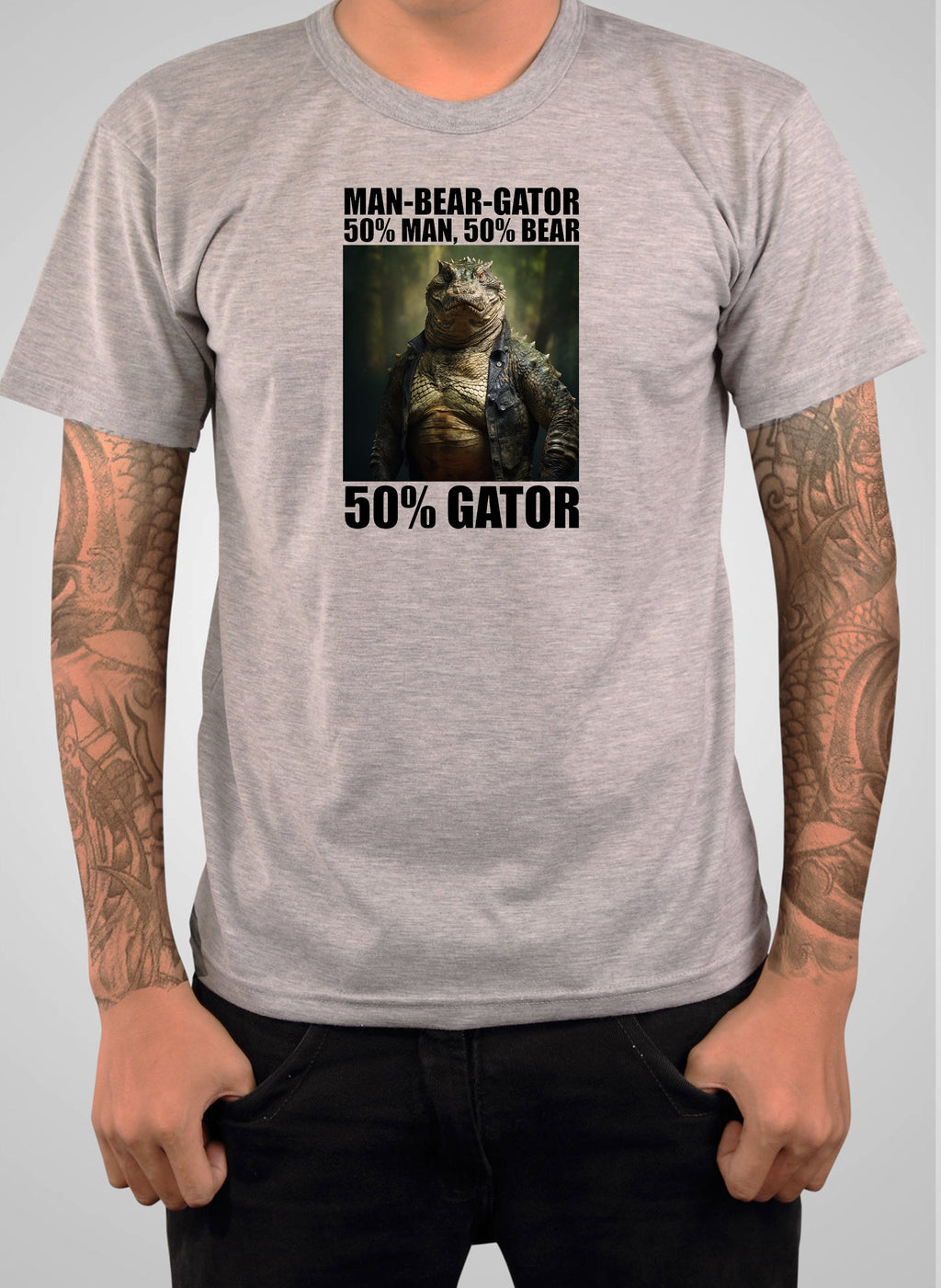 Man-Bear-Gator T-Shirt