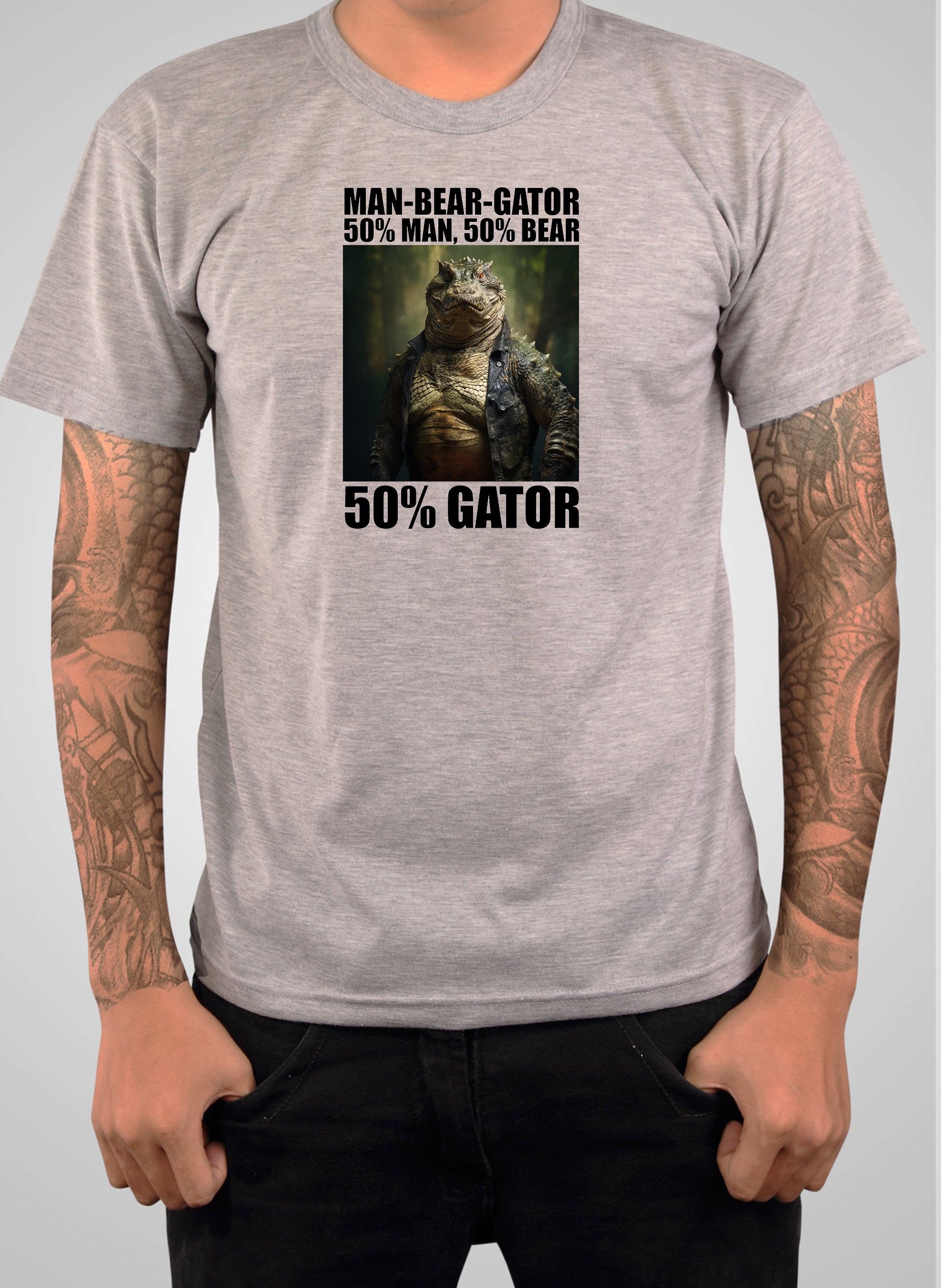 Man-Bear-Gator T-Shirt