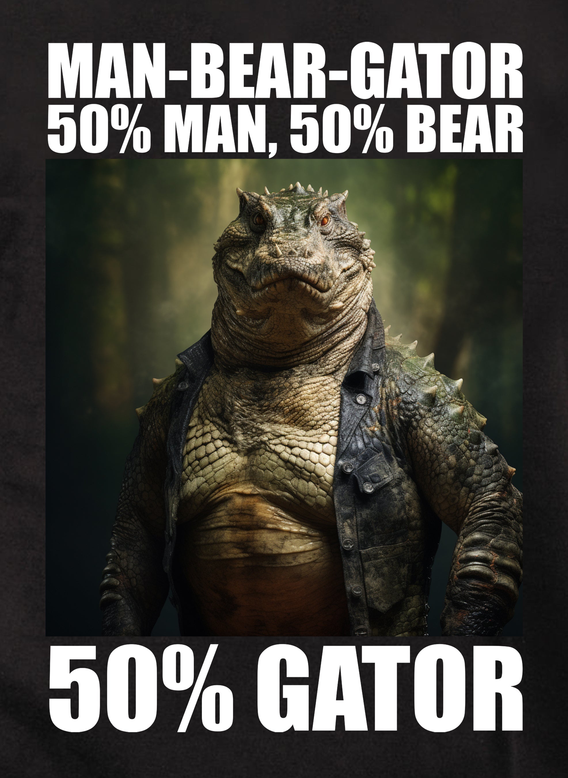 Man-Bear-Gator T-Shirt