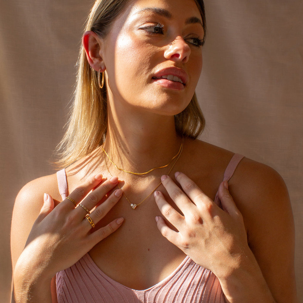 Diana Baguette Ring