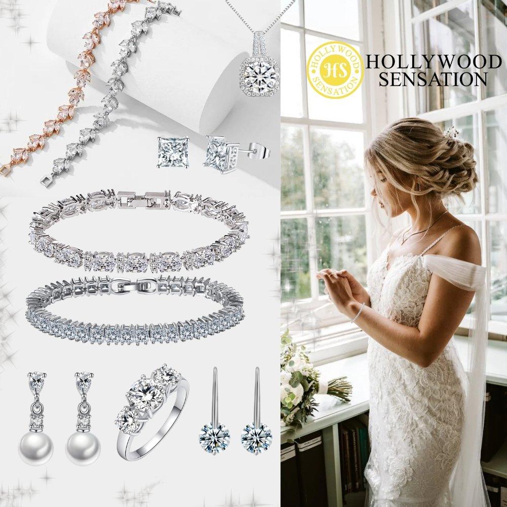 Marquise Cubic Zirconia Tennis Bracelet with AAA+ Cubic Zirconia