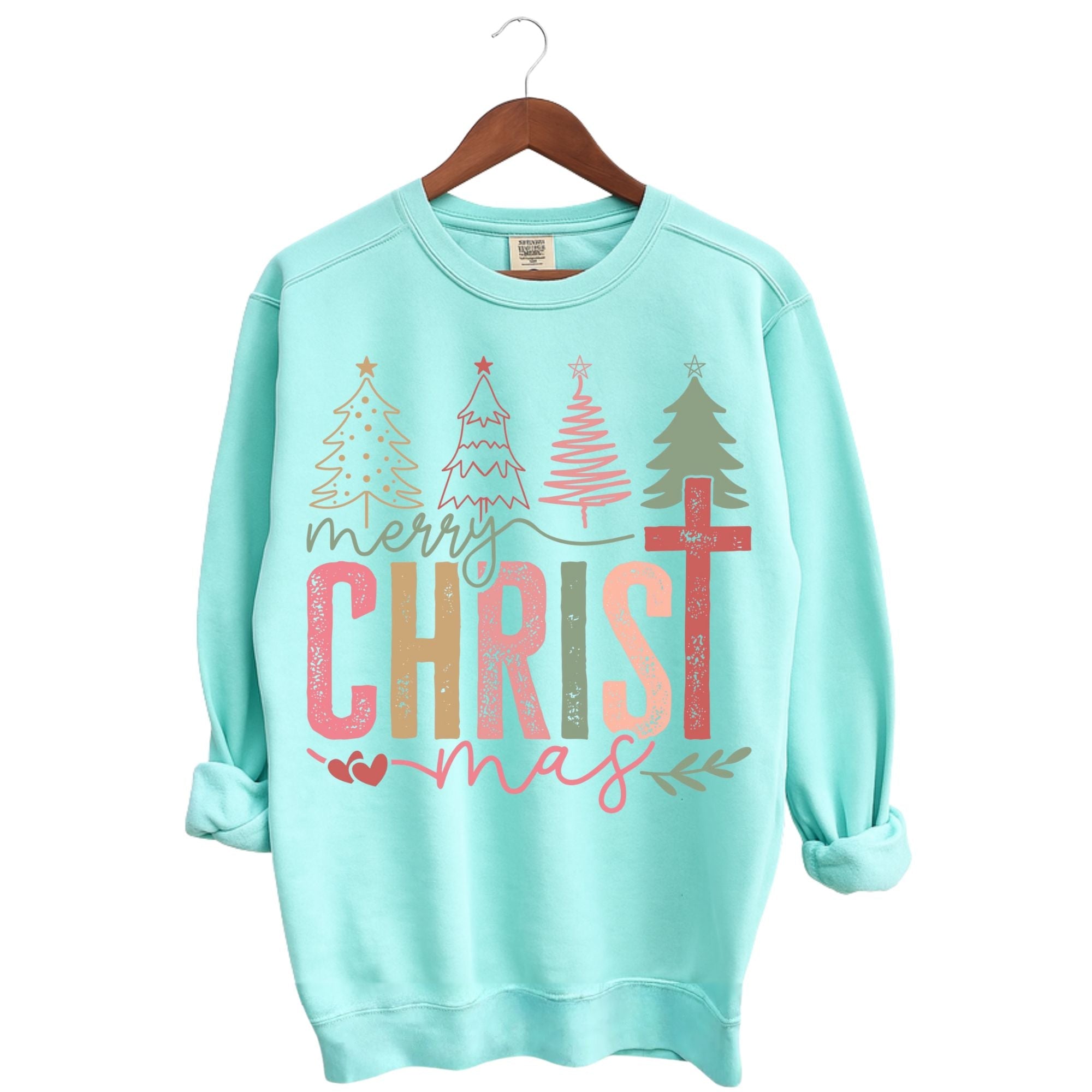 Trendy Christ Christmas Crewneck
