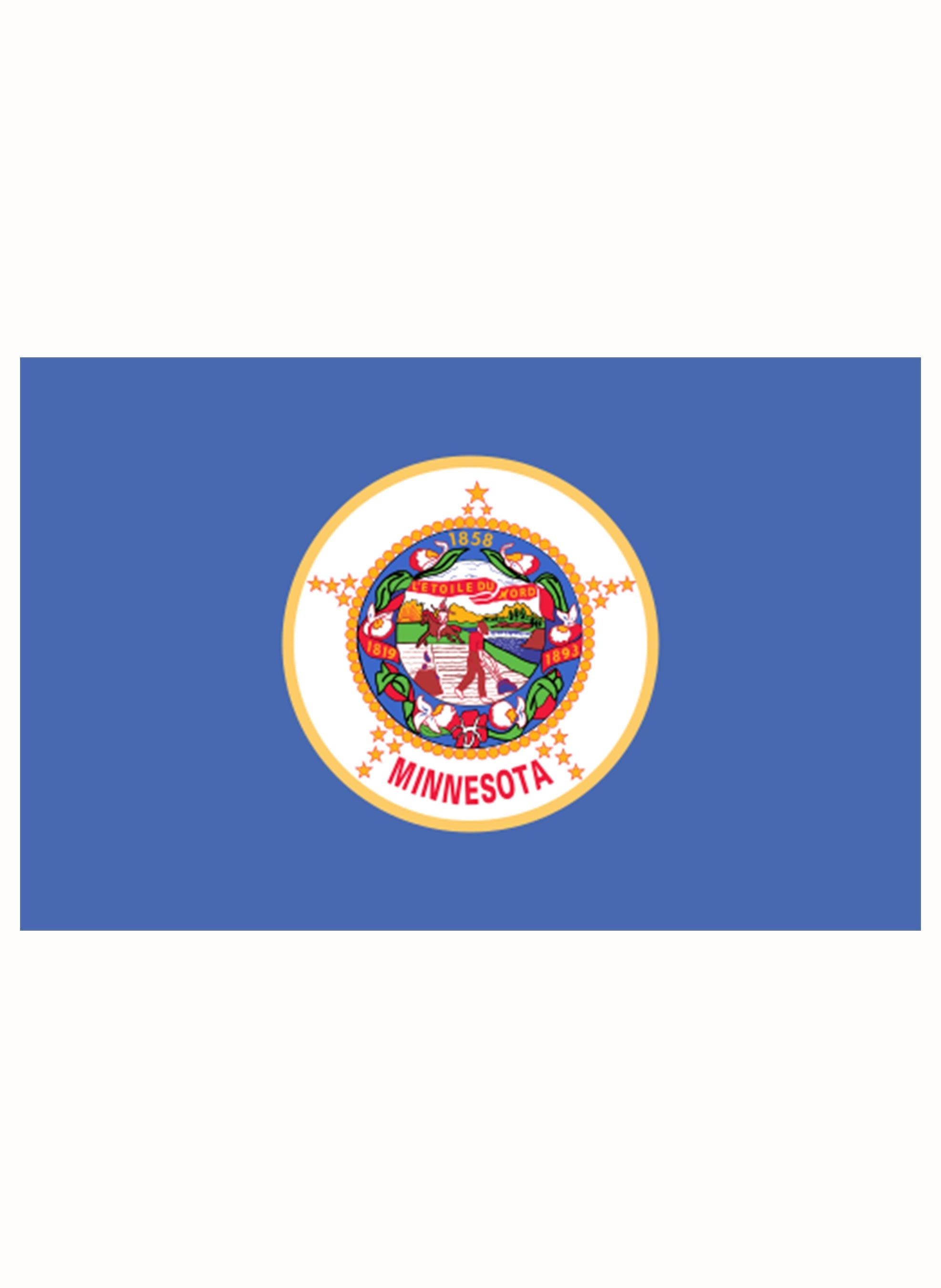Minnesota State Flag Kids T-Shirt