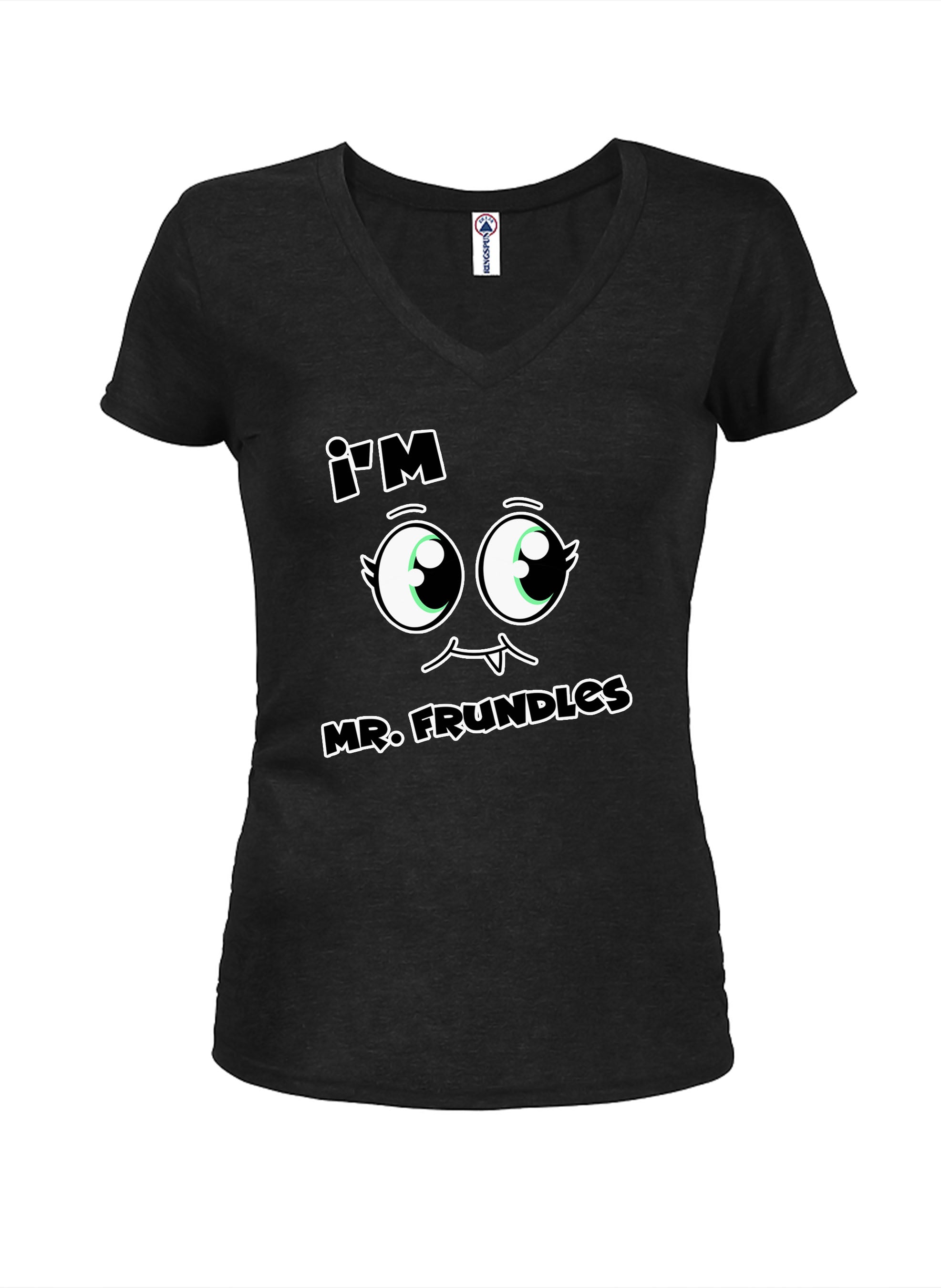 Mr. Frundles Juniors V Neck T-Shirt