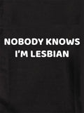 NOBODY KNOWS I’M LESBIAN Kids T-Shirt