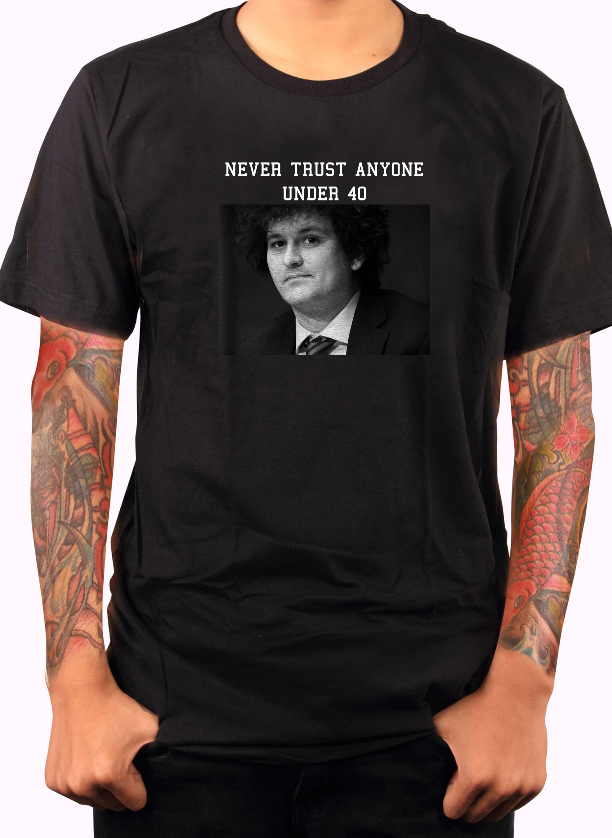 Never Trust Anyone Under 40 T-Shirt