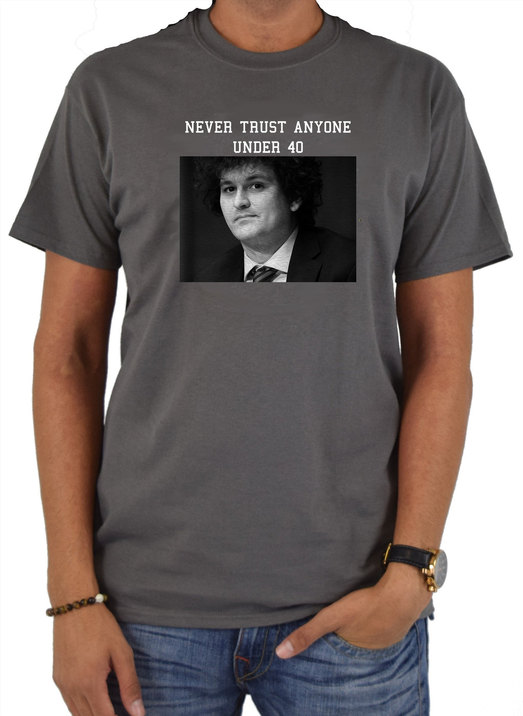 Never Trust Anyone Under 40 T-Shirt