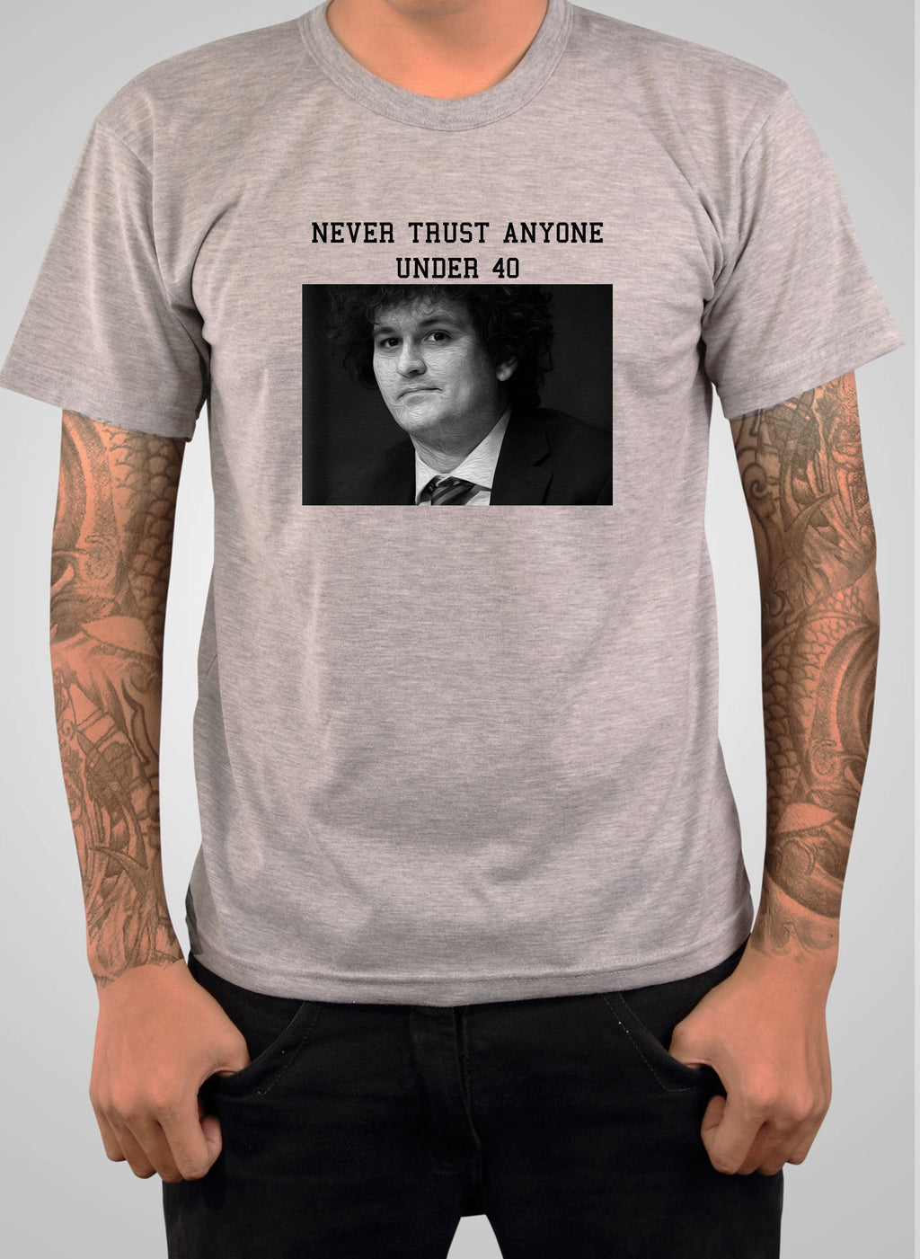 Never Trust Anyone Under 40 T-Shirt