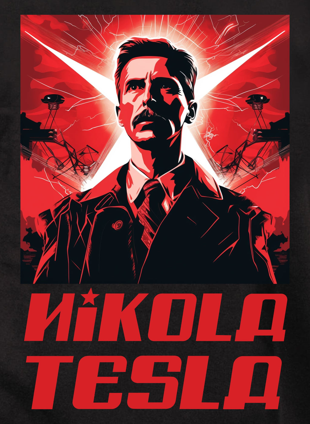 Nikola Tesla Super Star T-Shirt
