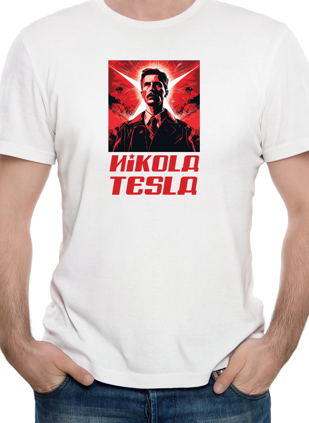 Nikola Tesla Super Star T-Shirt