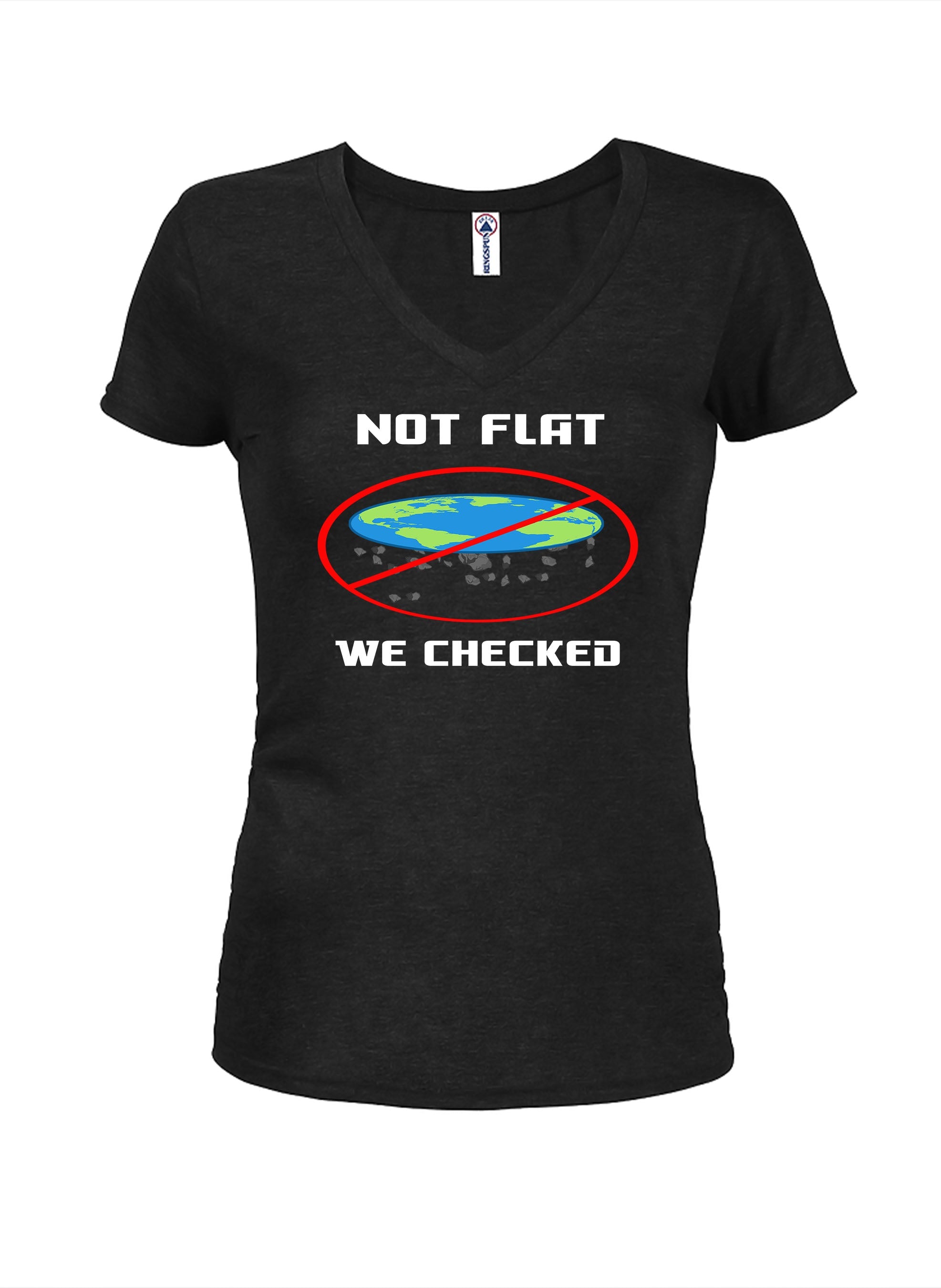 Not Flat We Checked T-Shirt