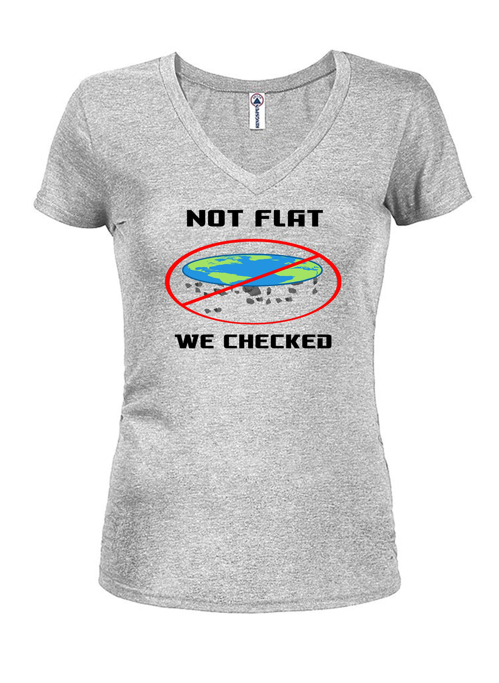 Not Flat We Checked T-Shirt