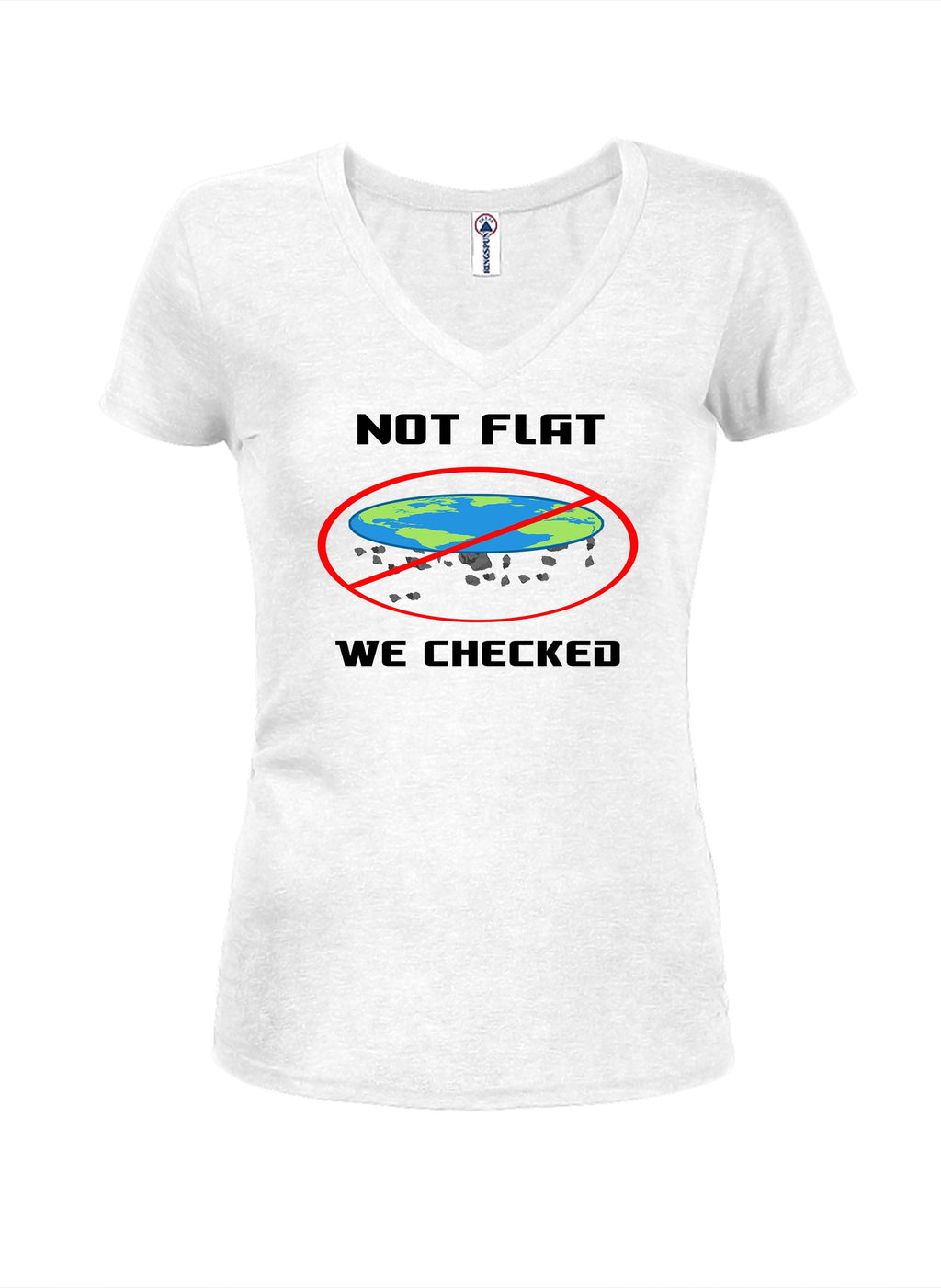 Not Flat We Checked T-Shirt