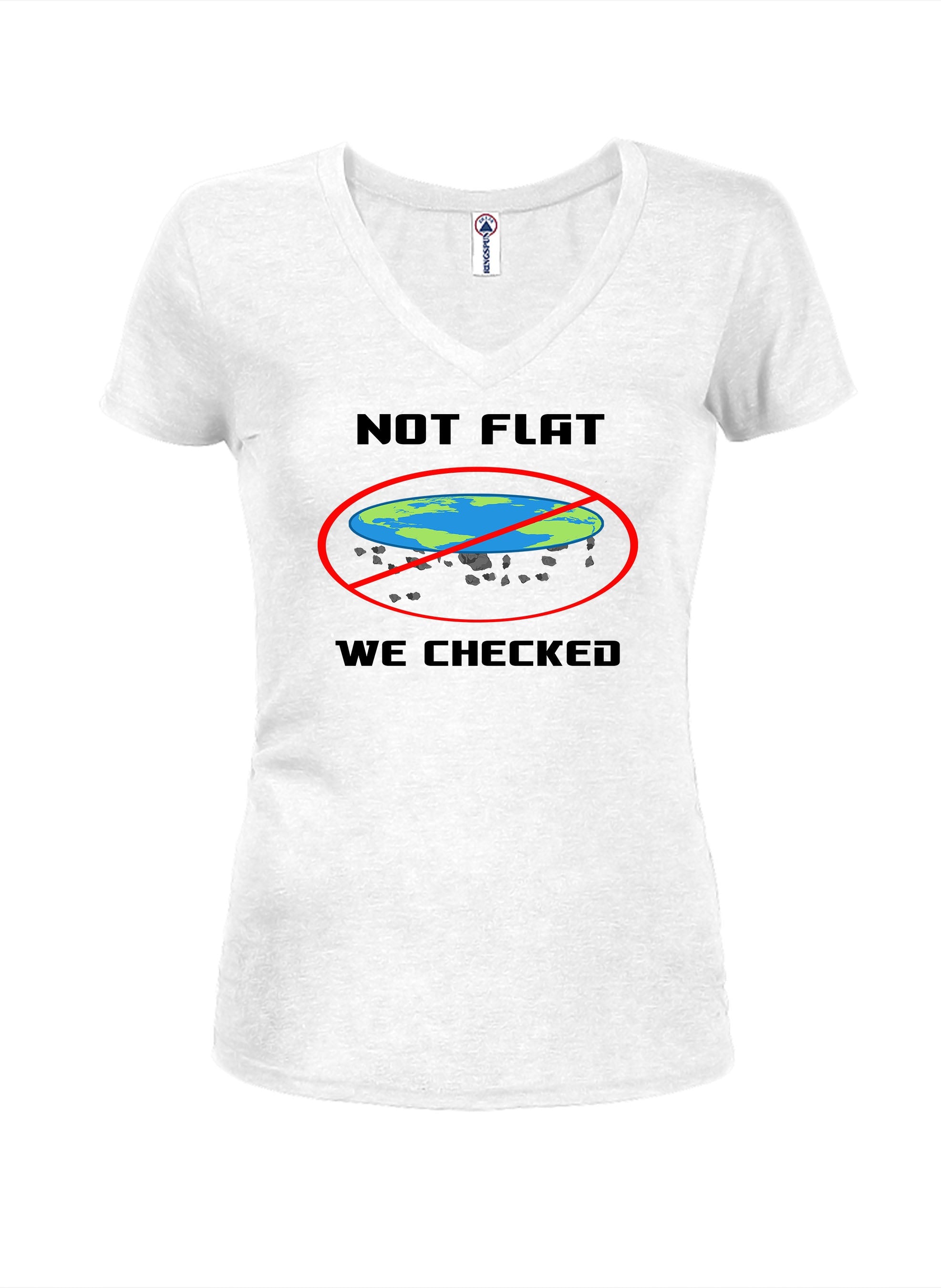 Not Flat We Checked T-Shirt