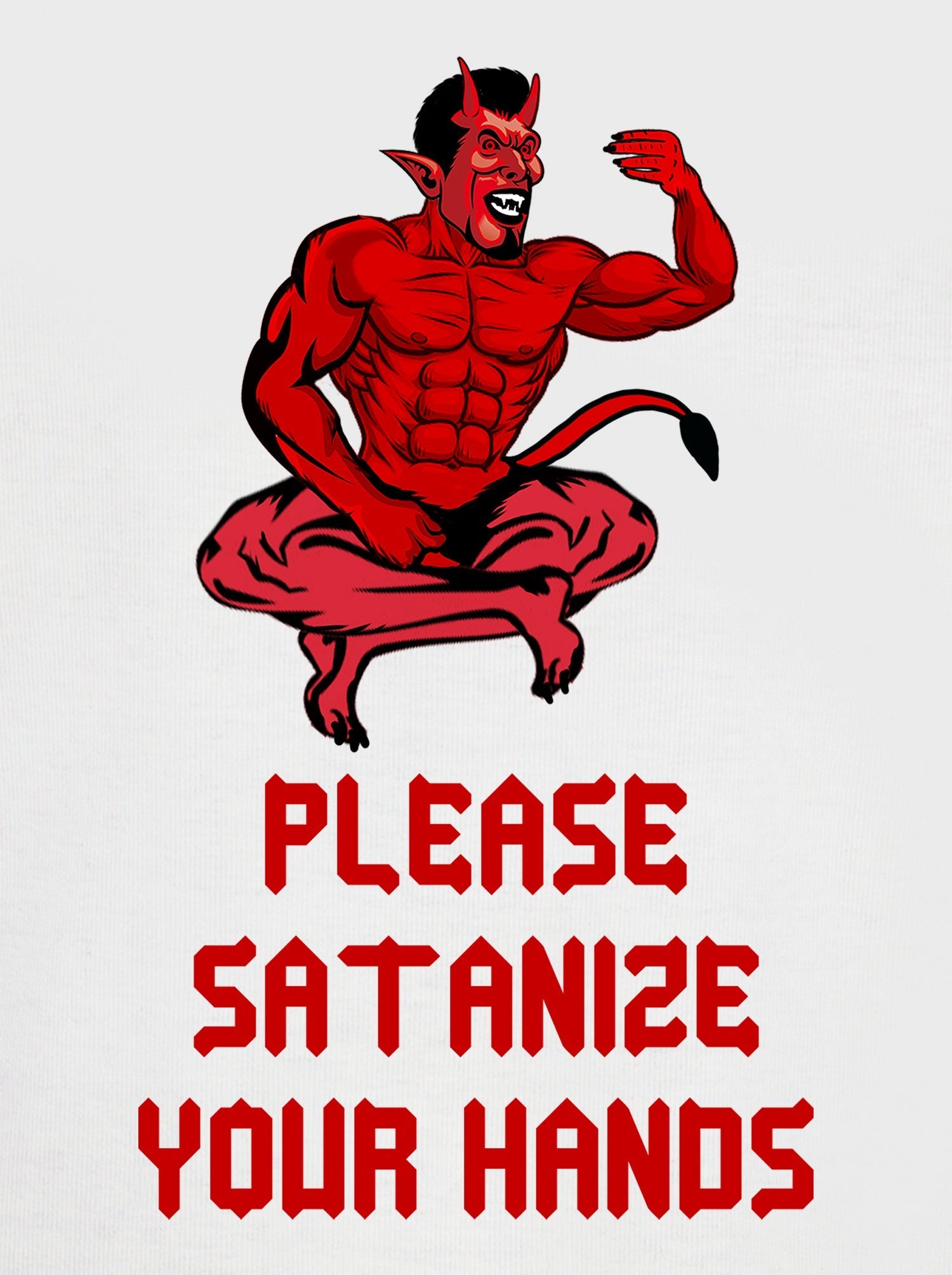 PLEASE SATANIZE YOUR HANDS Kids T-Shirt