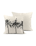 Palm Sharky's Cove Linen Pillow, College Student Gift,Mother's Day Gift, Christmas Gift