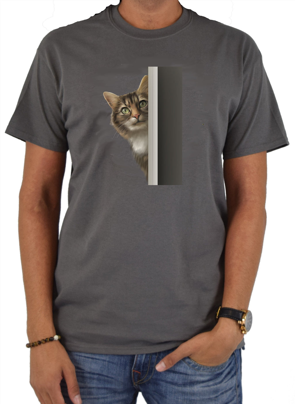 Peeking Cat T-Shirt