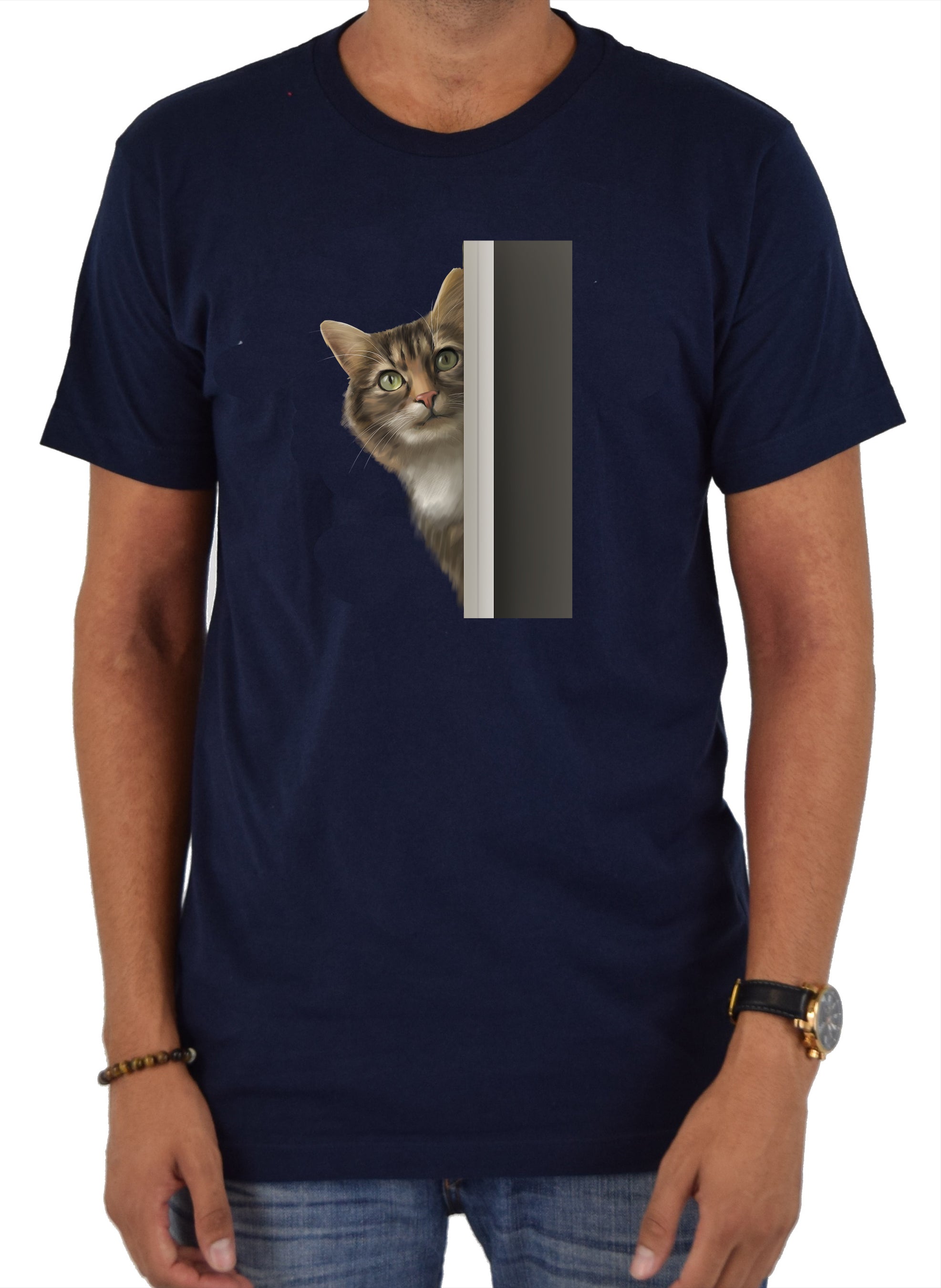 Peeking Cat T-Shirt