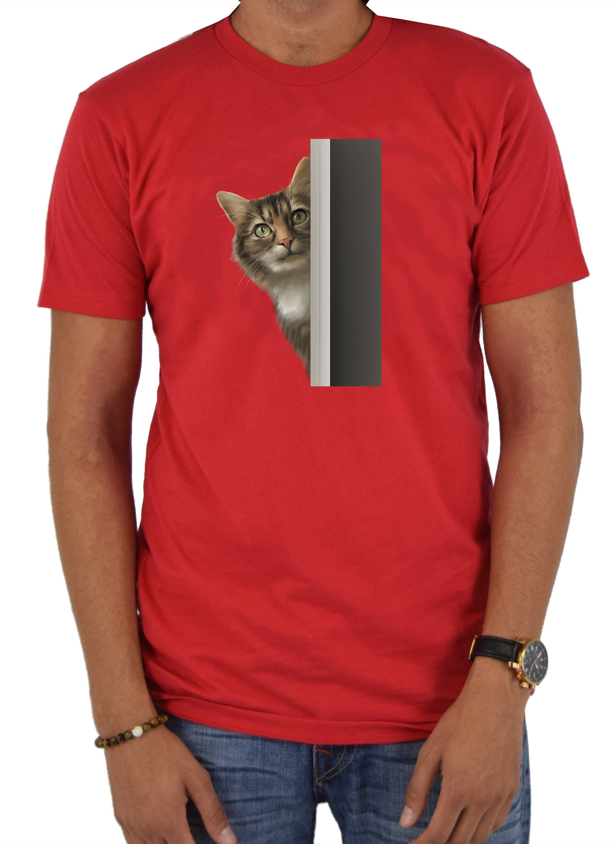 Peeking Cat T-Shirt