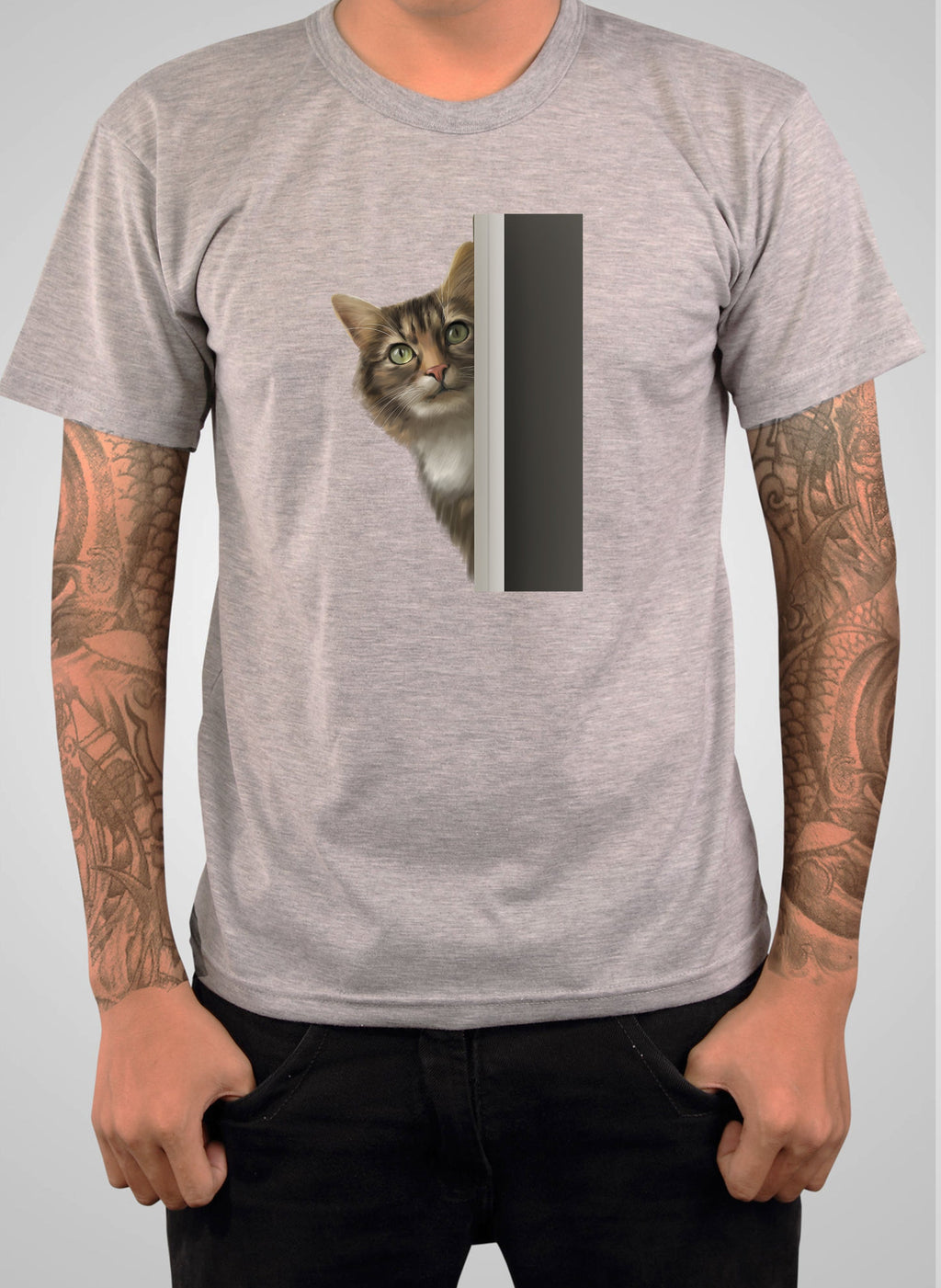 Peeking Cat T-Shirt