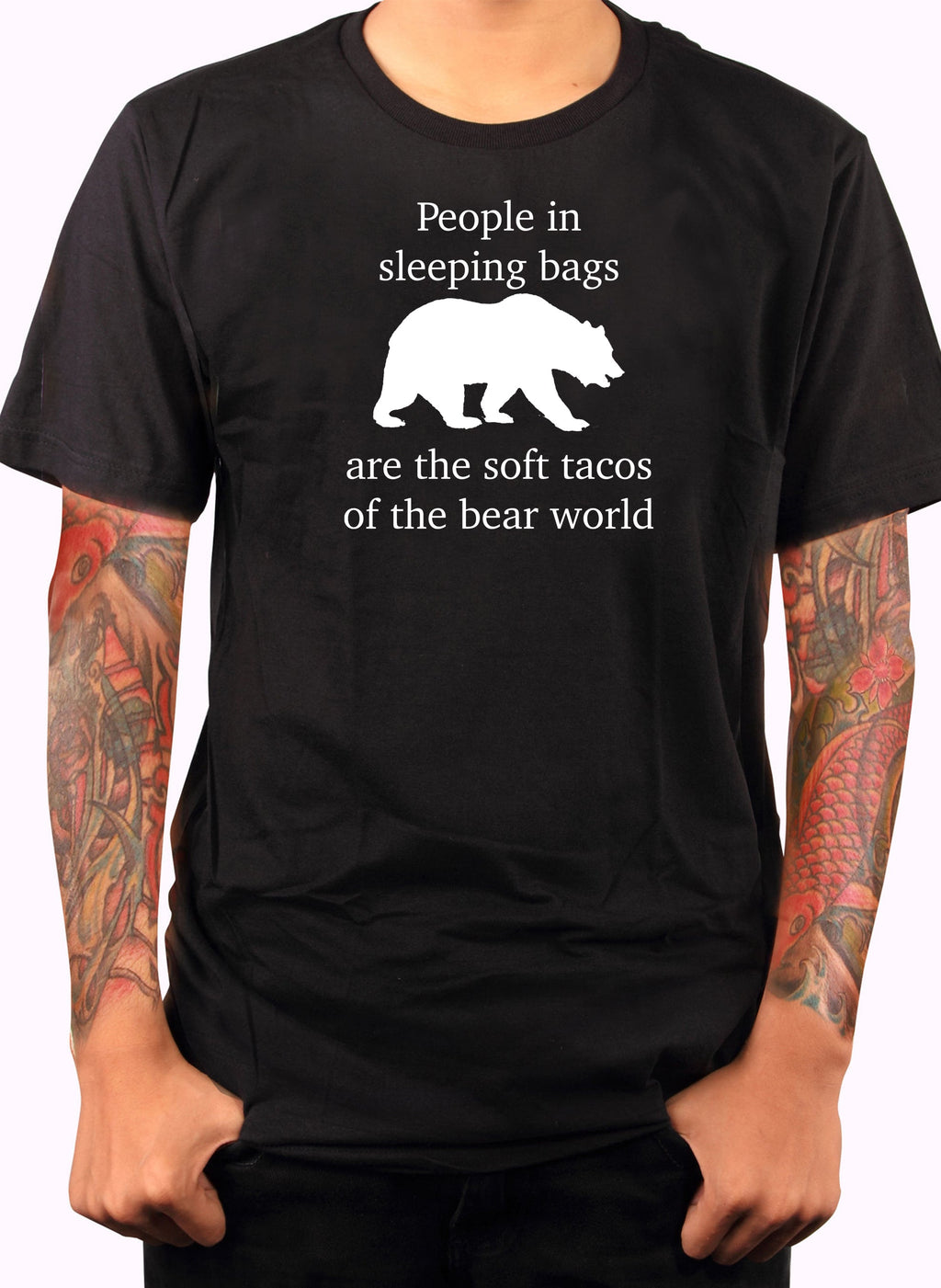 People in Sleeping Bags T-Shirt