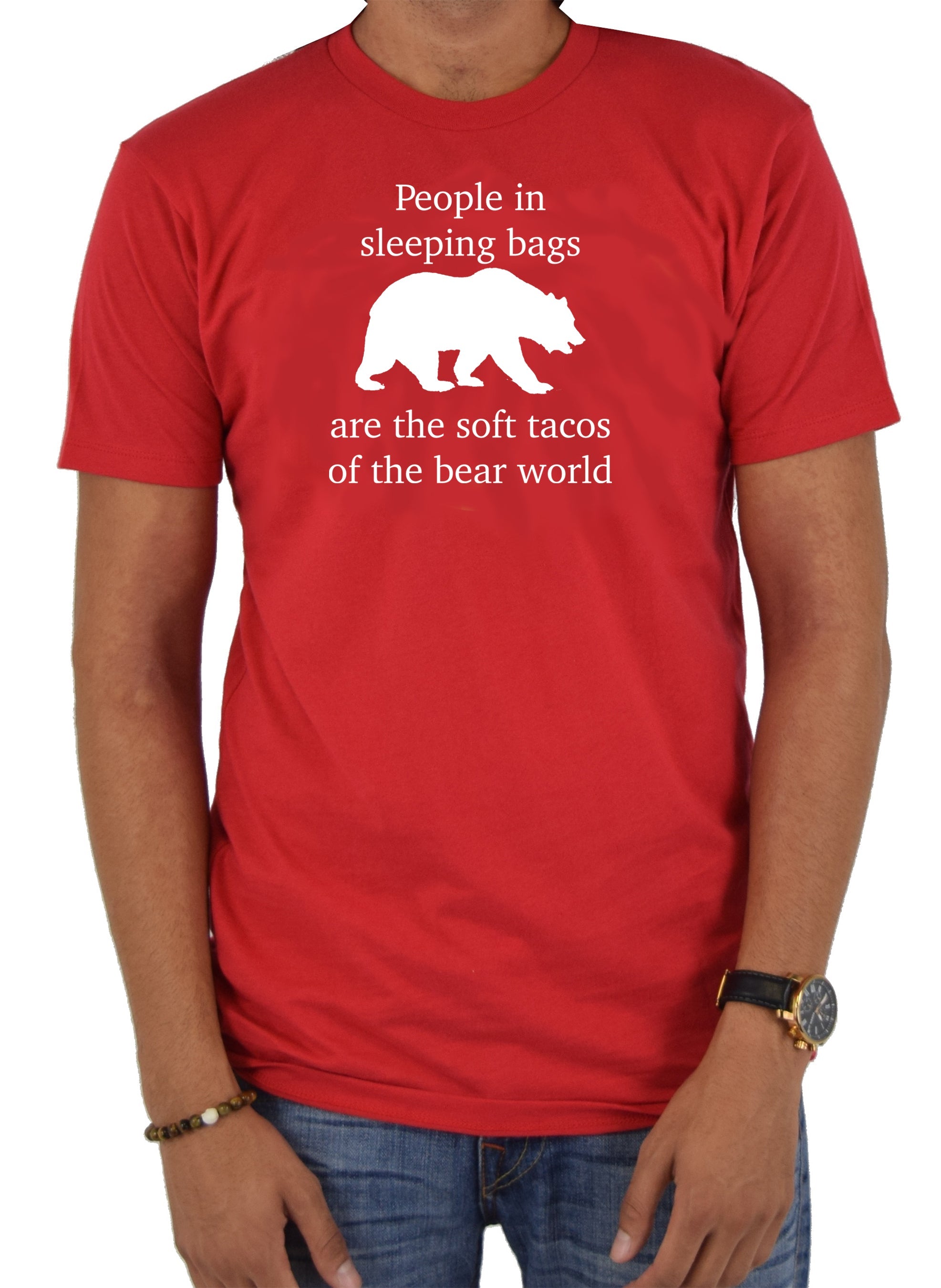 People in Sleeping Bags T-Shirt