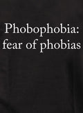 Phobophobia fear of phobias Kids T-Shirt