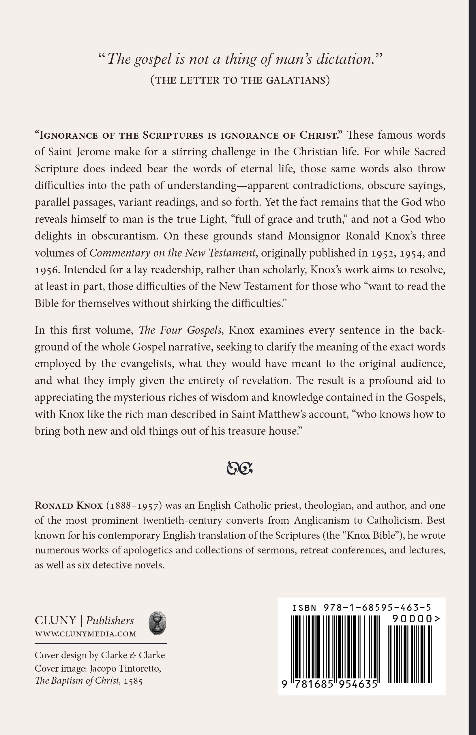 A Commentary on the New Testament (Volume I)