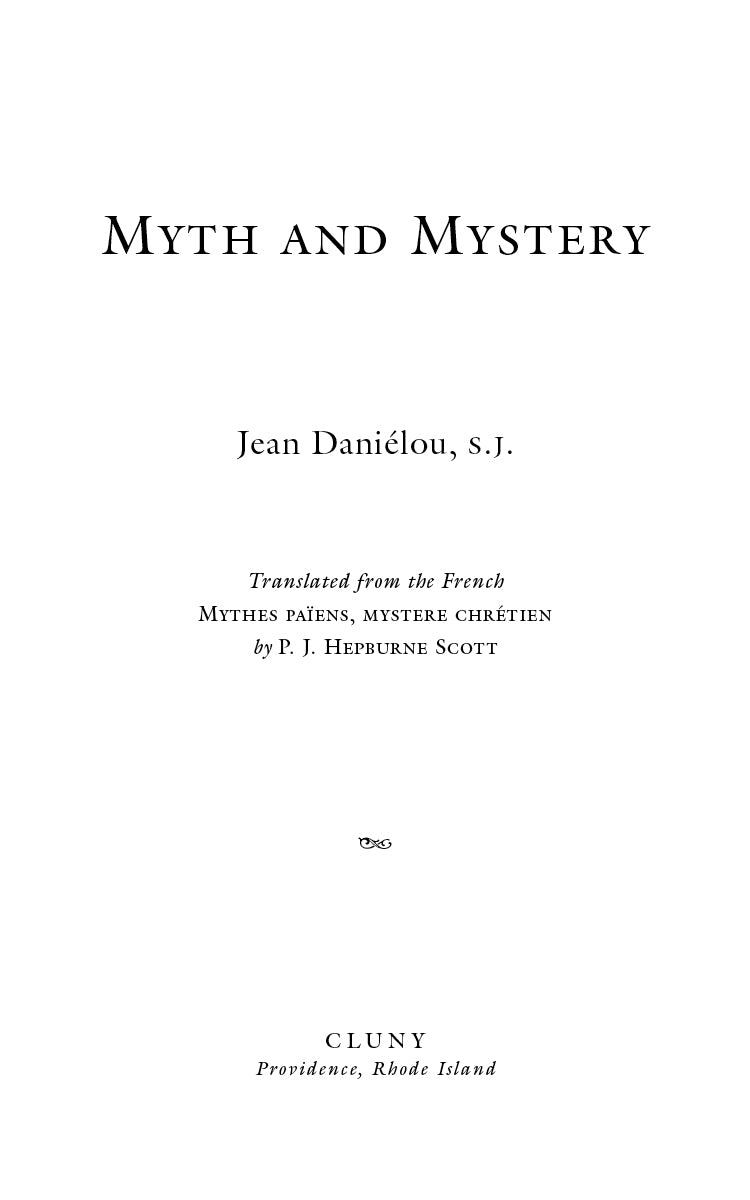 Myth and Mystery