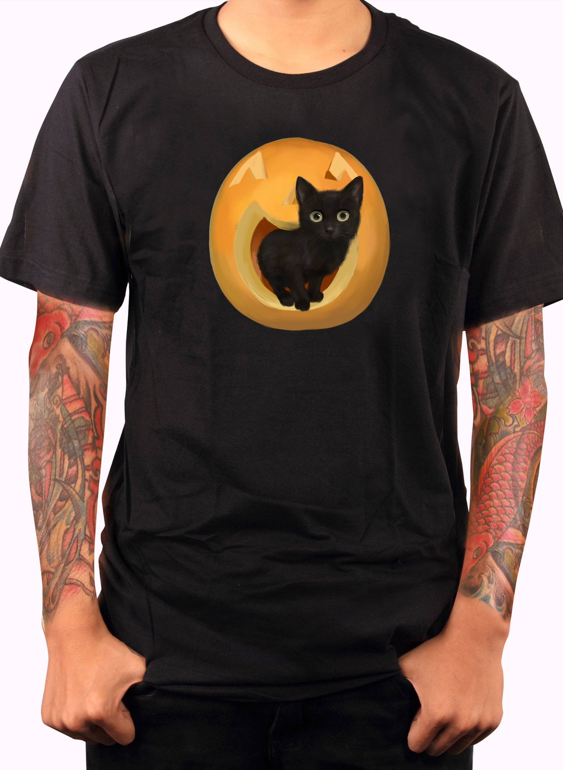 Pumpkin Cat T-Shirt
