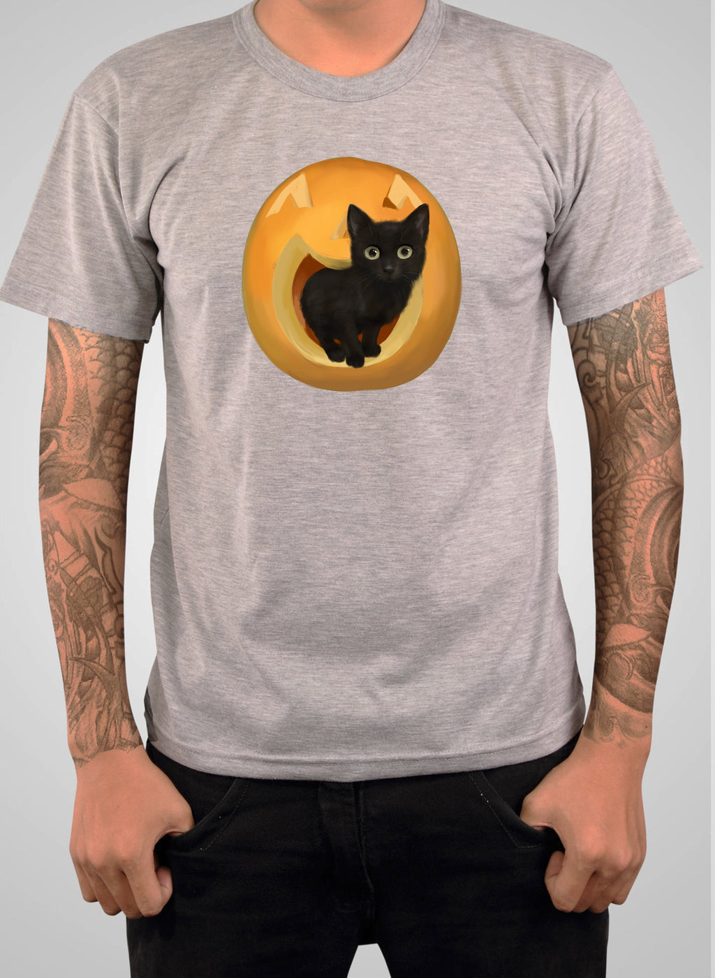 Pumpkin Cat T-Shirt