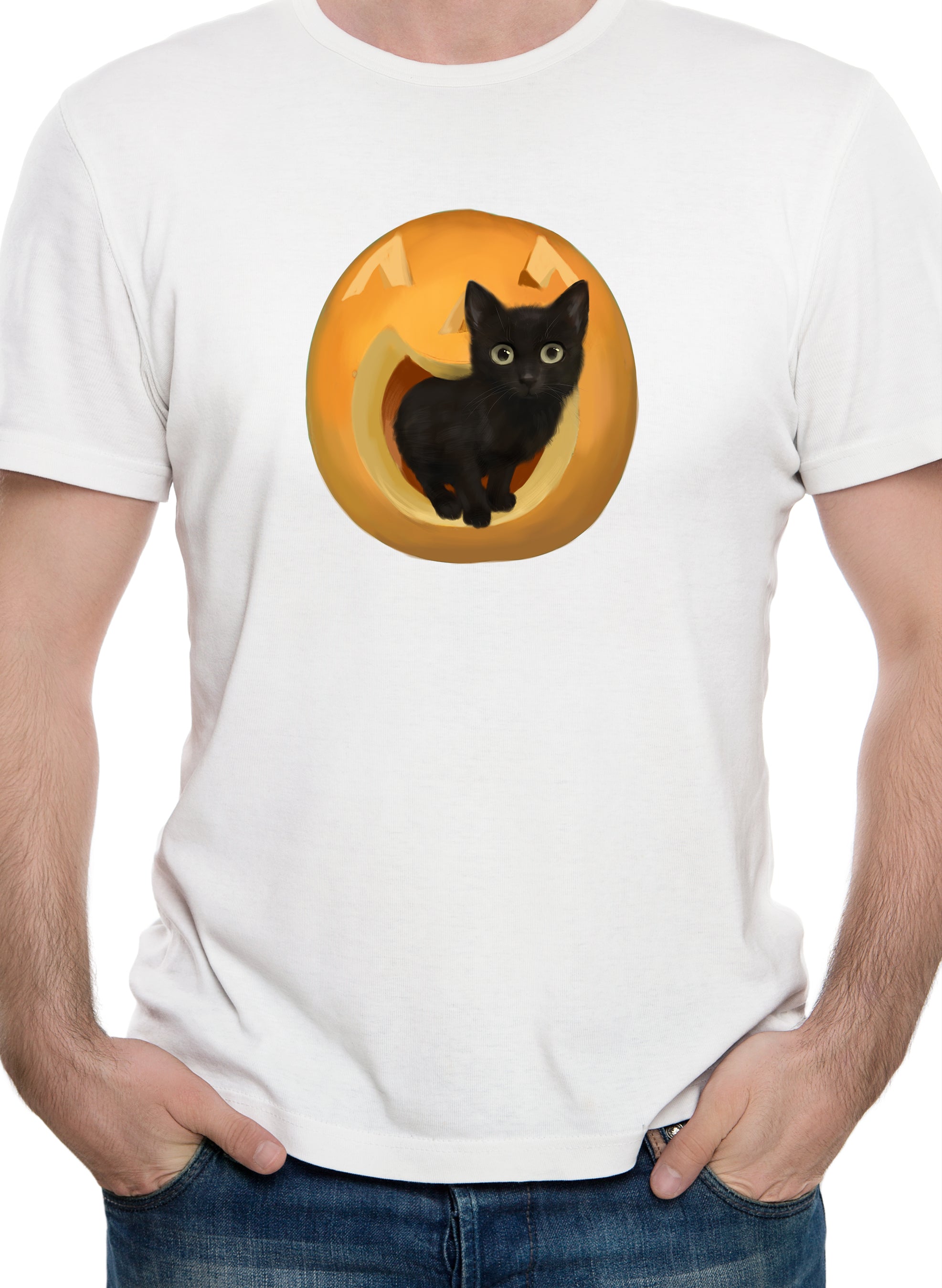 Pumpkin Cat T-Shirt