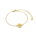 PurePaw Link Chain Paw Cutout Charm Bracelet